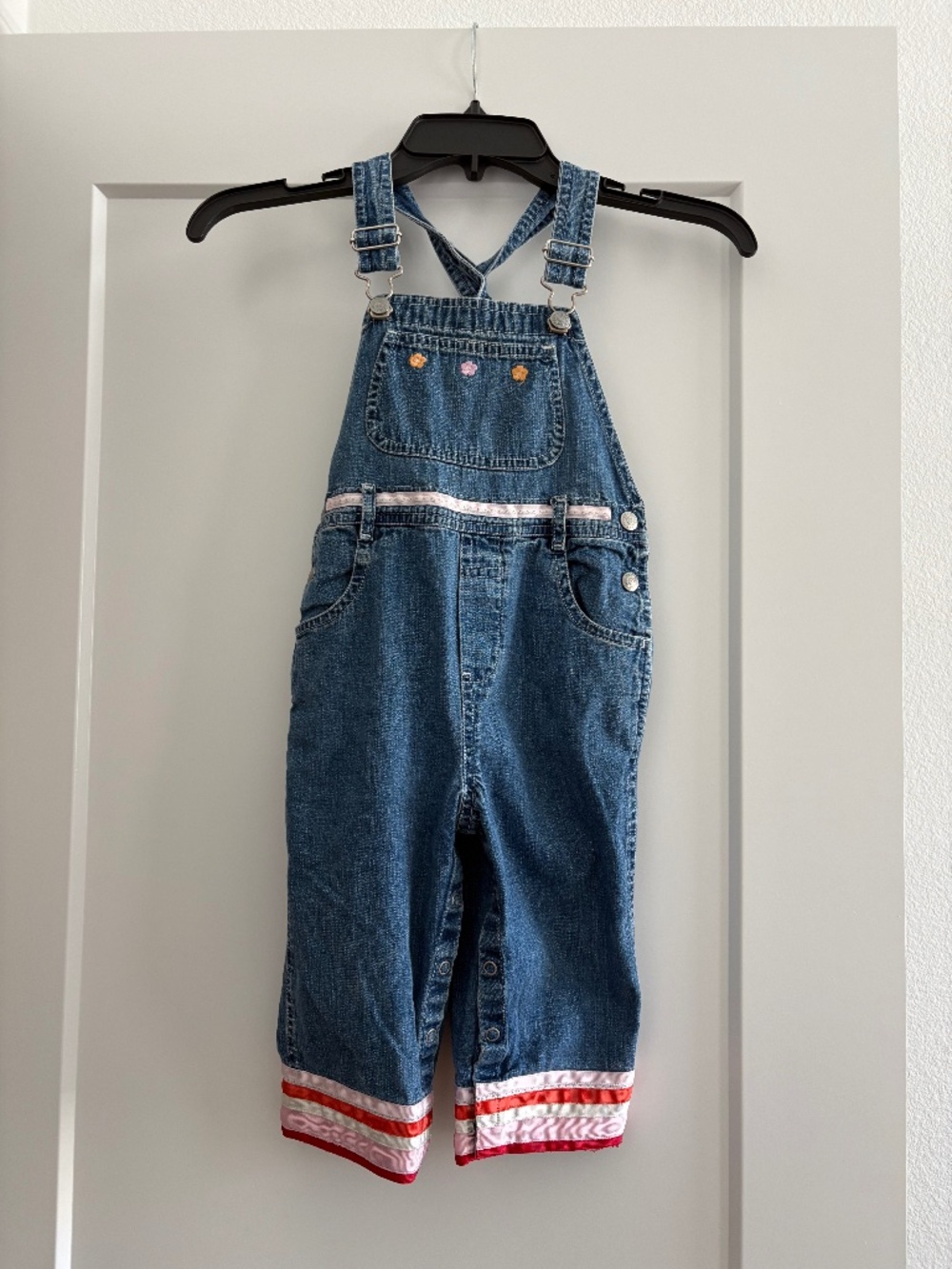 Gap Girls denim overalls - 2 years